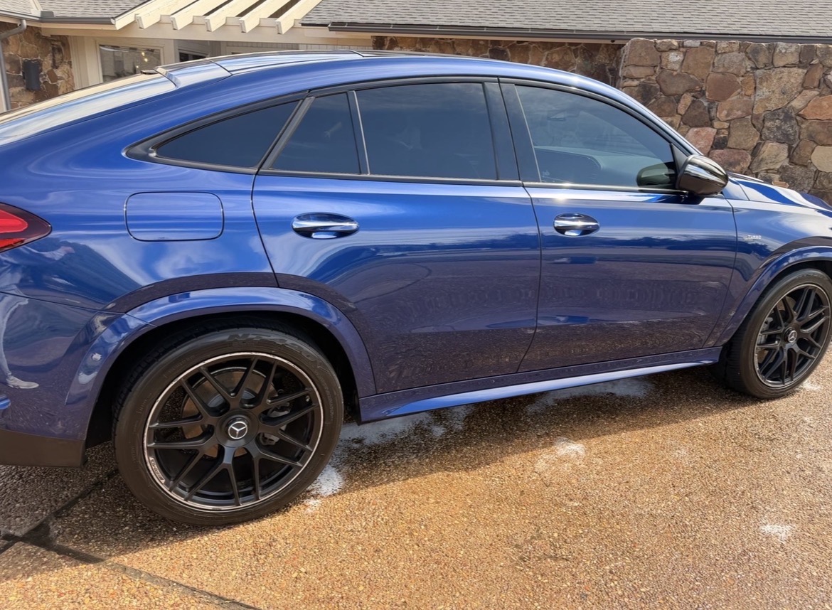 Mercedes-AMG GLE Coupe gloss finish side view